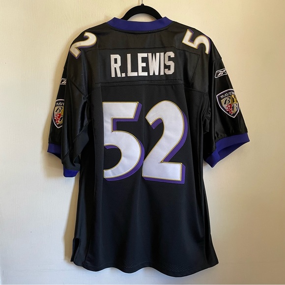 NFL Reebok R. Lewis 52 Jersey - Picture 6 of 8